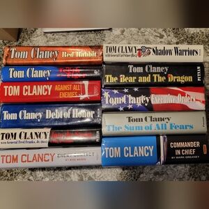 Tom Clancy Lot of 11 Hardcover Books